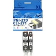 thumbnail image 1 of PGI-270XL CLI-271XL PGI 270 CLI 271 Ink Cartridges Compatible for Canon MG5720 5721 5722 6820 6821 6822 TS6020 Inkjet Printers, Leak-Proof Design Crisp Printing, 1 of 7