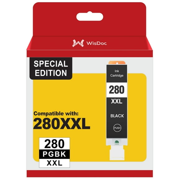PGI-280XXL for Canon 280 Ink Cartridges for Canon TR8620A Ink Cartridges TR8620 TR8520 TR8600 TS6120 TS9521C Printer(1 PK)