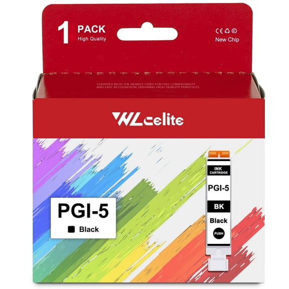 PGI 5 Ink Cartridge Replacement for Canon PGI 5 Black Ink Cartridges for MP970 MP960 Printer