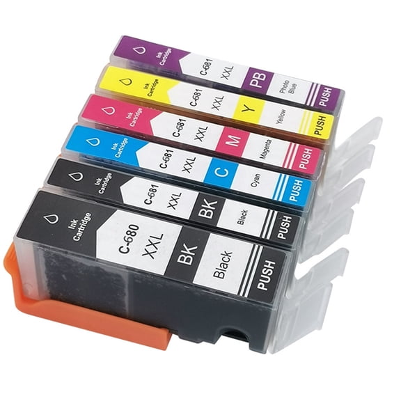 PGI 680 CLI 681 High-yield Ink Cartridge Works with for for PIXMA TR7560
