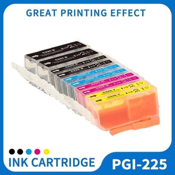 PGI225 CLI226 Compatible Ink Cartridge for Canon PGI225 CLI226 PGI-225 CLI-226 for MG6220 MG6120 MG5320 MX882 MX892 10-Pack