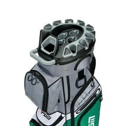 PGM Golf Cart Bag 14 Way Organizer Divider Silent Top Waterproof Bag/Green