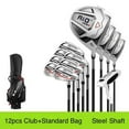thumbnail image 1 of PGM RIO II Golf Clubs Set Steel Alloy Carbon Men Beginner Exercise 9pcs/12pcs with Standard Bag MTG014 Wholesale, 1 of 4