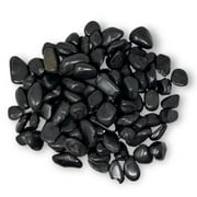 PGN Black River Rocks for Plants - 15 Pounds - Black Rocks with Smooth, Polished Surfaces - 1-3 Inch Stones for Planters, Aquarium Decorations, Vase, Fireplace, Landscaping, Outdoor Décor