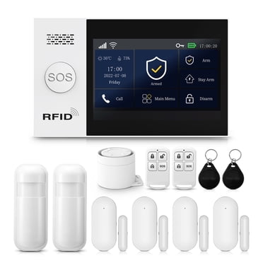 Wolf Guard 4G/WiFi Home Security Alarm System – Wireless Smart Alarm With Motion & Door Sensors