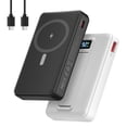 thumbnail image 1 of PGYOB 2 Pack Magnetic Power Bank 10000mAh, Wireless Power Bank, Portable Charger With 22.5W PD Fast Charging , LED Power Display for iPhone 15/16/14/13/12 Pro/Pro Max/Plus/Mini Series, 1 of 7