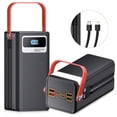 PGYOB 60000mAh Portable Charger Power Bank with Built-in Cables, Super ...