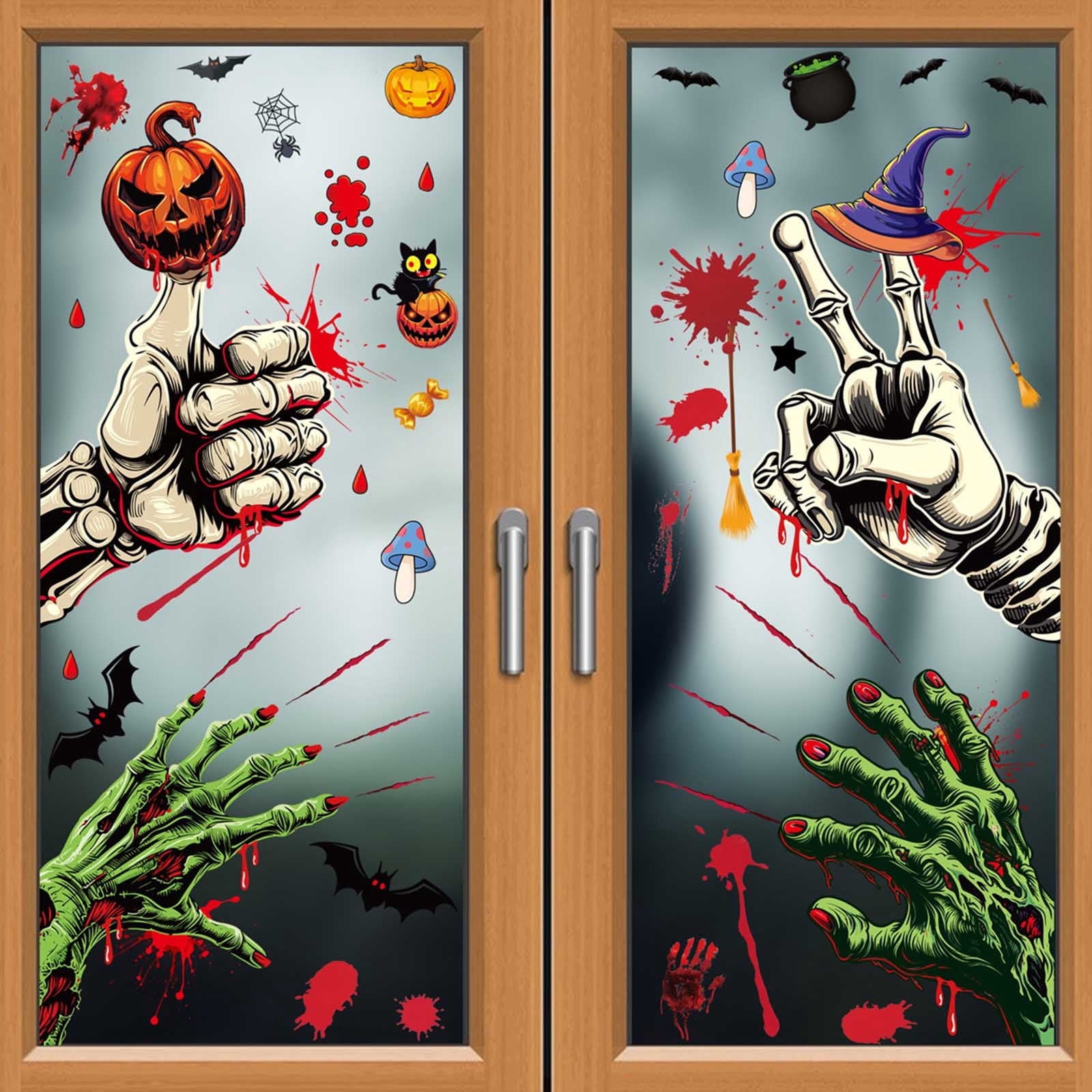 Hoonar Room Sticker PGYONG Halloween Stickers Wall Stickers Bedroom Horror Decoration ...