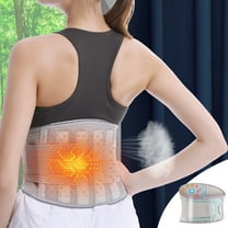 PGYONG Removable Self-heating Magnetic Support Brace Adjustable Pain Relief Back Waist Support Lumbar Brace Belt Small Appliance M