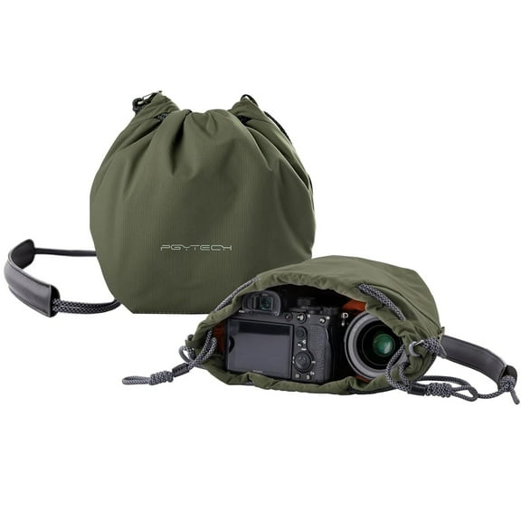 Drawstring Small Camera Bag Soft Cute Camera Pouch Handbag