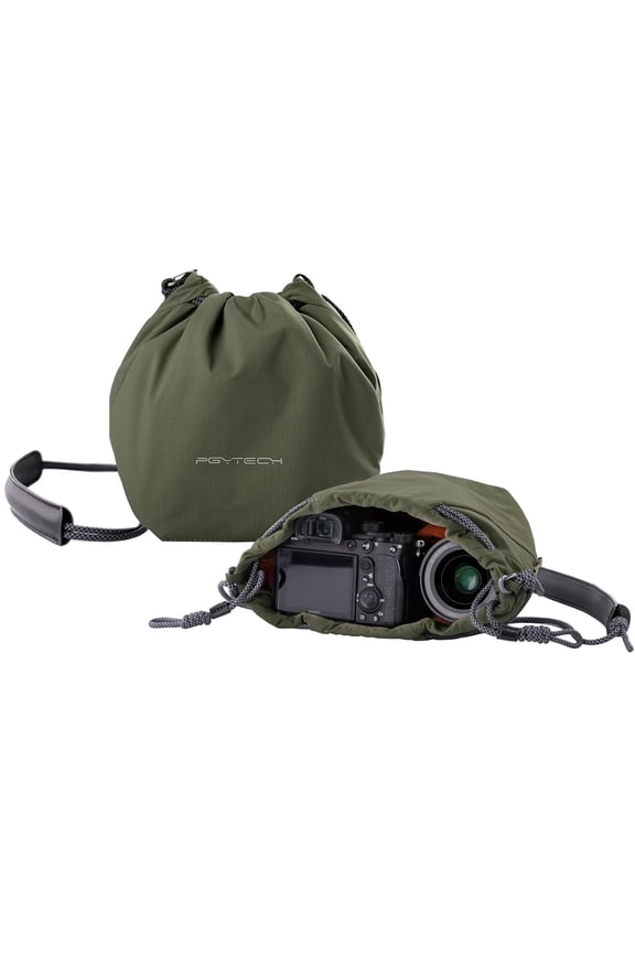 Drawstring Small Camera Bag Soft Cute Camera Pouch Handbag