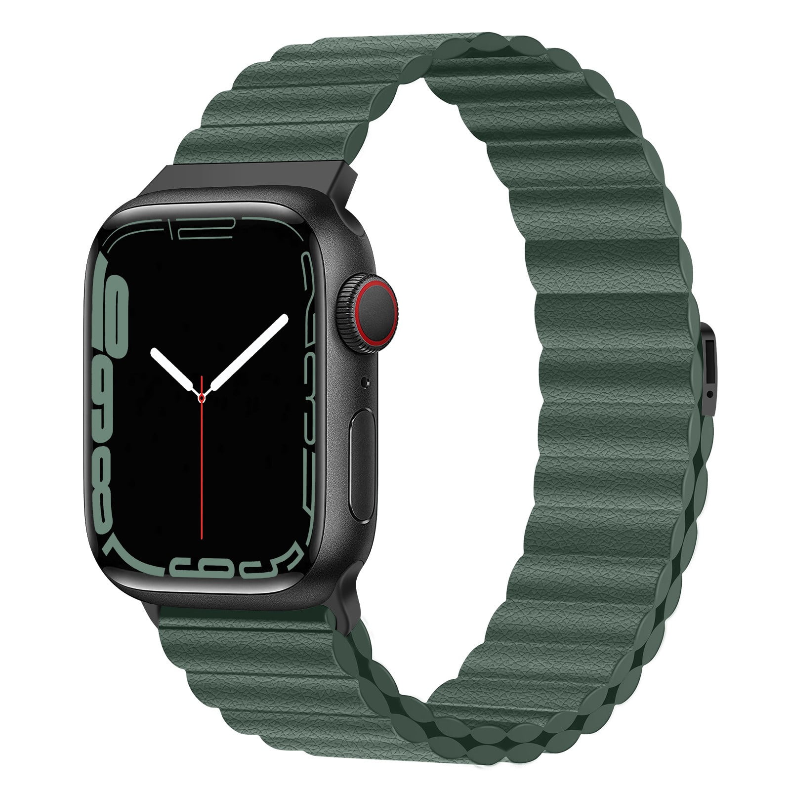 PGYmaoyi Leather Link Bands Loop Compatible with Apple Watch