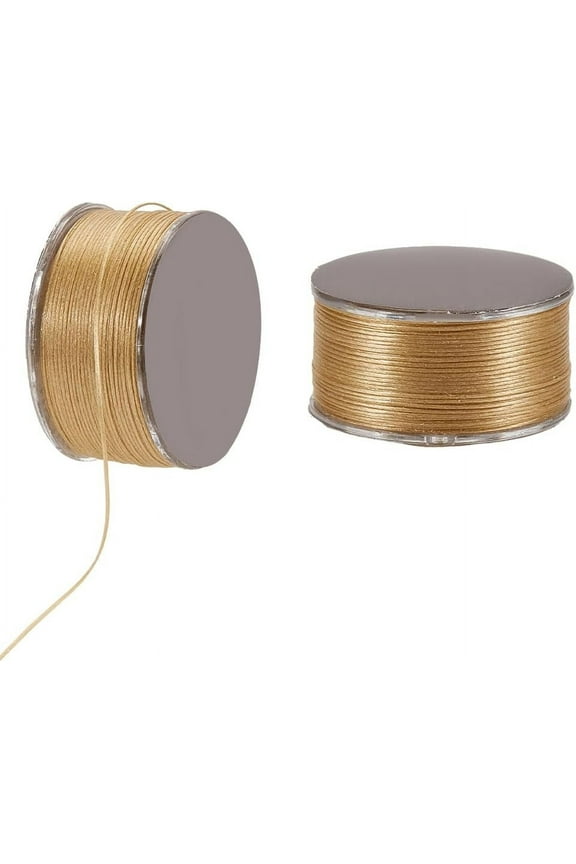 PH 0.1mm Bracelet String 100 Yards Beading Thread Nylon String Seed Bead Thread Sewing String for Leather Stitching Beading Jewelry Bracelets Necklace Making for DIY