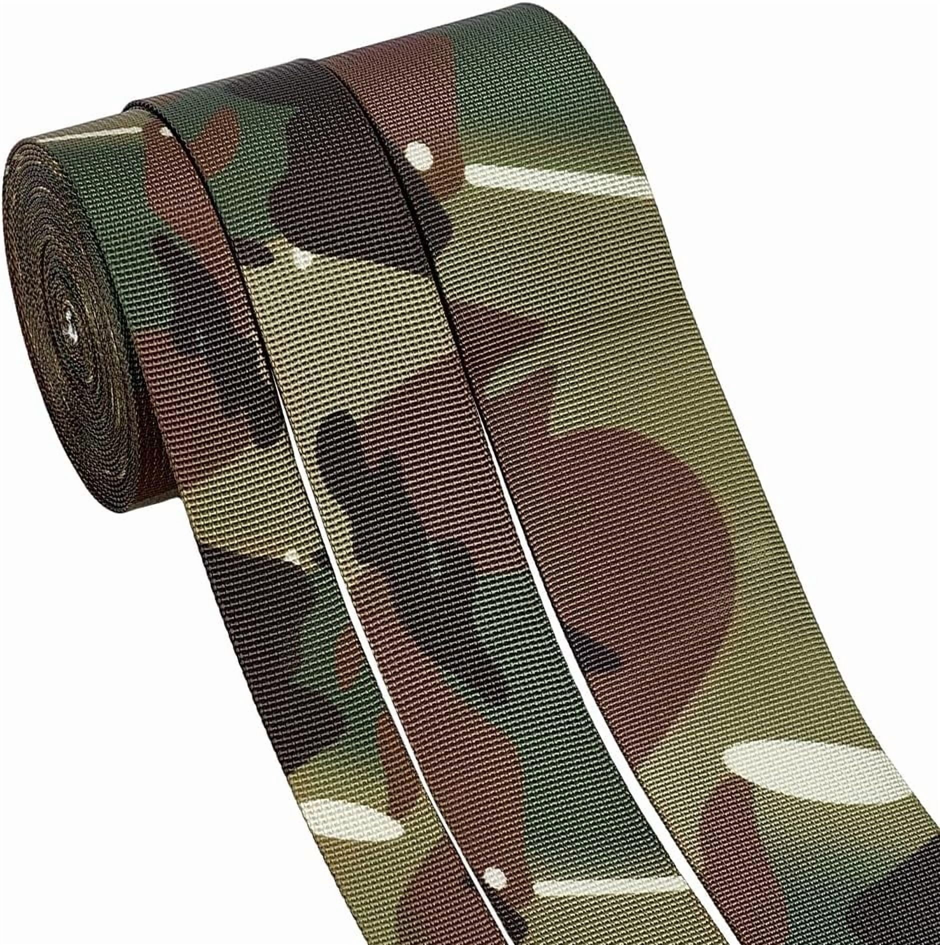 PH 15 Yards Camouflage Print Woven Ribbon 1 1.5 1.9 inch Camouflage ...