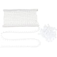 thumbnail image 1 of PH 20 Yards Gimp Braid Trim Buttonhole Trim Fringe Lace White Braid Trim with Elastic Button Loops 100pcs Sewing Buttons Sewing Trim Embellishment for Wedding Dress Bridal Costume Crafts White, 1 of 6