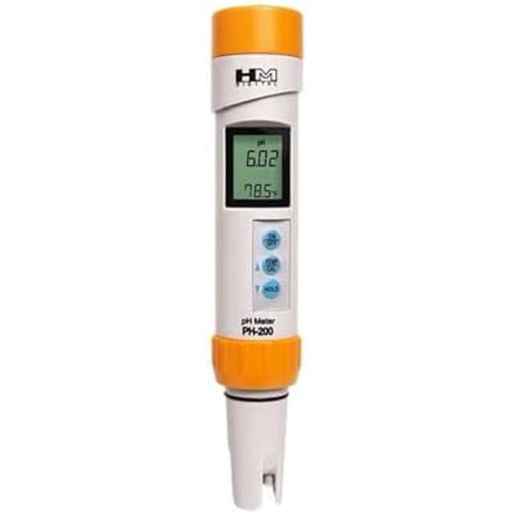 PH-200 Waterproof pH Meter, 0-14.00 pH Range, 0.01 pH Resolution, +/- 0.02 pH Readout Accuracy$$Tools