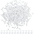 thumbnail image 1 of PH 2000pcs Clear Cubic Zirconia Stone 1mm Grade A Faceted CZ Diamante Rhinestone Gems Small Zirconia Cabochons with Pointed Back Cabochons for Ring Earring Bracelet Nail Art Jewelry Making for DIY, 1 of 9