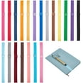 thumbnail image 1 of PH 20pcs Notebook Elastic Strap Elastic Bookmarks Strap 15mm Wide Planner Bookmarks Straps 20 Colors Elastics Book Straps with Pen Holder Loop for Notebook Office School Reader Supplies for DIY, 1 of 5