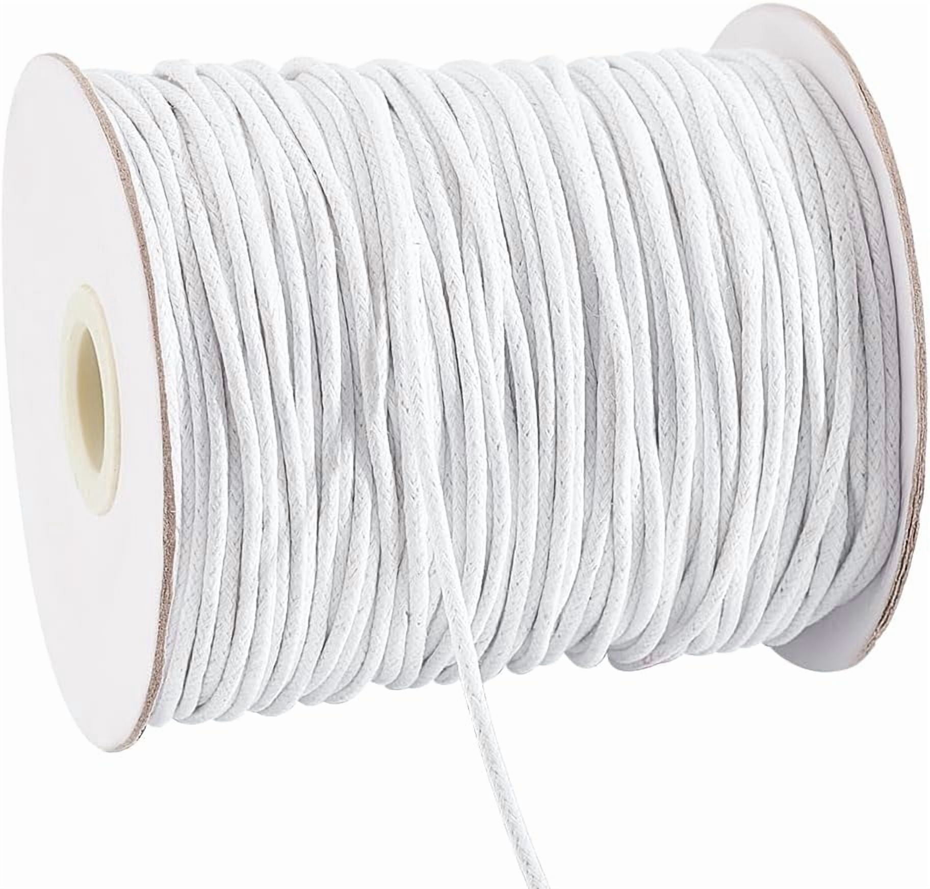 PH 2mm Waxed Cord 100 Yards White Waxed Cotton Threads Wax Cord Waxed ...