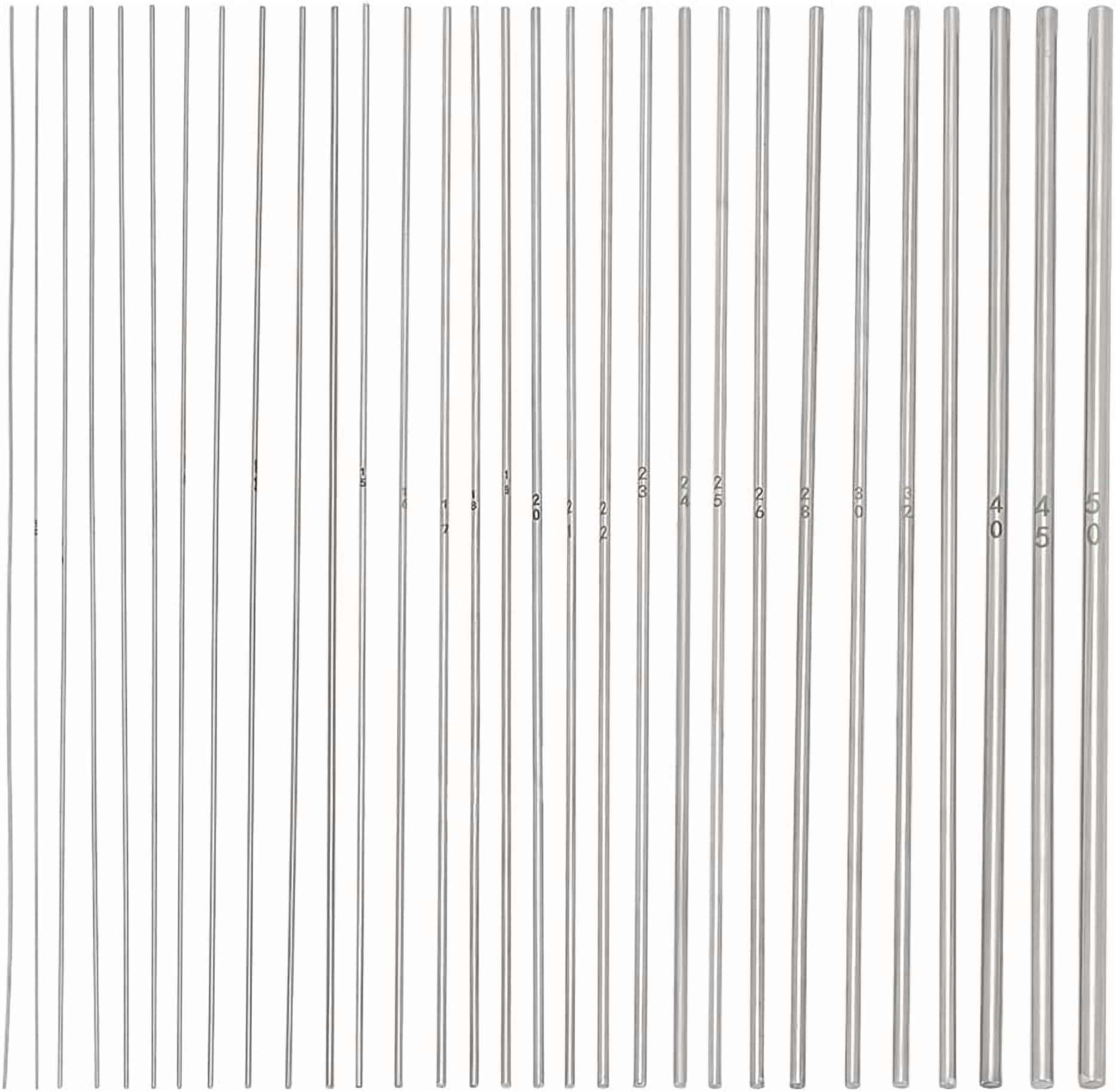 PH 30 Sizes Mandrels for Jewelry Making Wire Wrapping Rods 0.5-5mm ...