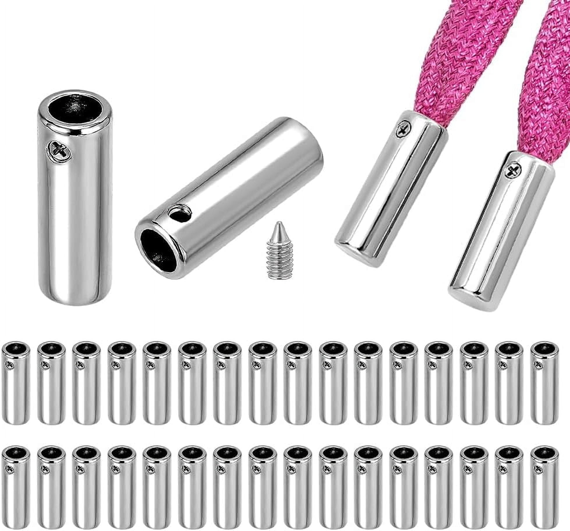 Customizable Shoelace Sets With Energy Absorbing Digit Reference: Ph 32 Sets Shoelace Aglets Metal Shoelace Tips Cod End