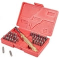 thumbnail image 1 of PH 37pcs Metal Stamping Kit Number Letter Metal Stamps 0.16 inch(4mm) Metal Stamping 0 to Z Number Punch A to Z Letter Punch for Jewelry Leather Wood Steel Key Metal Plastic Imprinting for DIY, 1 of 9