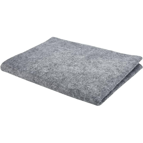 PH 48 x 32 Inch Water Drawing Cloth Gray Writing Felt Mat Chinese Calligraphy Mat Reusable Water Paper Felt Desk Pad for Chinese Calligraphy Practicing Painting Beginners for DIY