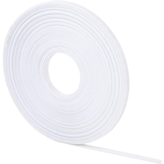 PH 50 Yards 12mm Polyester Boning for Sewing White Sew-Through Low Density Boning Wedding Dress Nursing Caps Party Gowns DIY Craft Making White