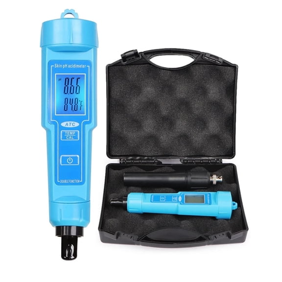 PH-61181 PH /Temperature Meter Tester Automatic Calibrating Temp Acidimeter for Aquarium Hydroponics Spa Swimming pool