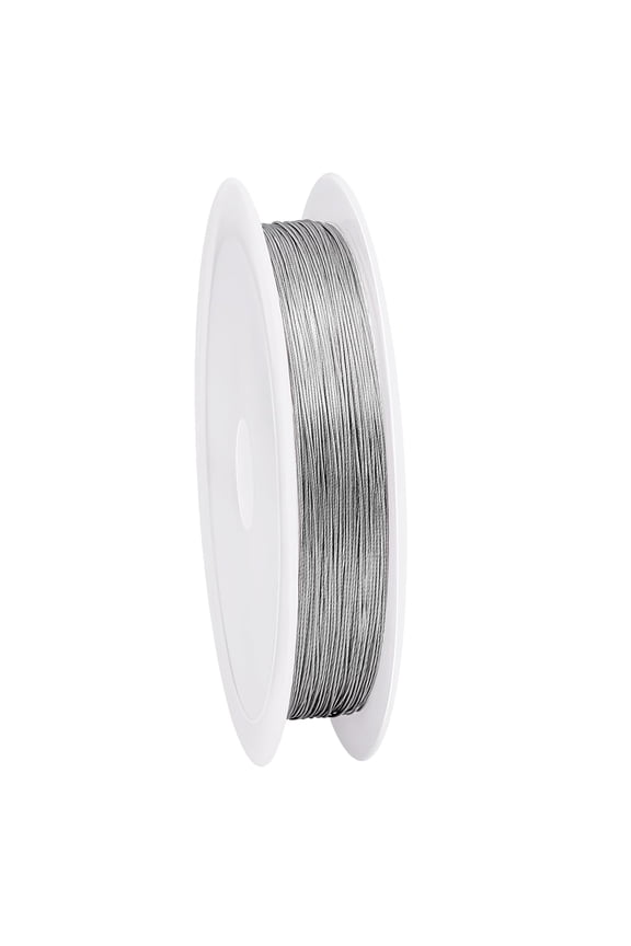 PH 65.6 FT Craft Wire 19 Strands 304 Stainless Steel Wire Bead String Wire 0.015 inch Beading Wire Metal Jewelry Wire for Necklace Bracelet Jewelry Making Wire Wrapping Crafting