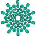 thumbnail image 1 of PH 70pcs 7 Styles Sew On Rhinestones Green Crystals Sewing Gems Jewels Triangle/Teardrop/Oval/Rectangle Flatback Rhinestones Sew On Bead for Clothes Wedding Dress Costume Garment DIY Crafts, 1 of 9