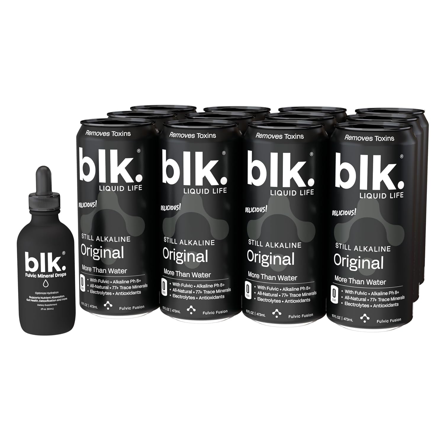 PH 8+ Natural Alkaline Mineral Still Water Electrolyte Infused with