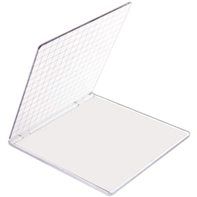 PH Acrylic Stamp Block 5.9x6.1 Perfect Positioning Stamping Clear Stamps Scrapbook Craft Stamping Tool with Grid Lines for Card Making