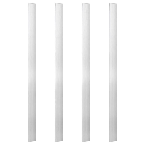 PH Aluminum Flat Bar 16 Inch Long Square Aluminum Bar 3mm Thick Rectangle Aluminum Bar Stock 1 Inch 6061 Aluminum Flat Plate for Craft lndustry Machining Cutting Welding4pcs Colorful