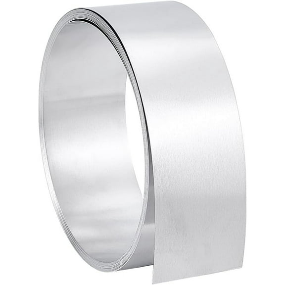 PH Aluminum Roof Flashing 196" x 2" Roll 0.4mm Thick Weatherproof Easy Install DIY Craft Home Repair