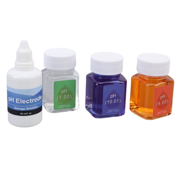 PH Calibration Solution Kit Solution PH Calibration Solution Kit 50ML PH 7.00 4.00 10.01 Calibration Solutions with 30ML PH Probe Protective Liquid