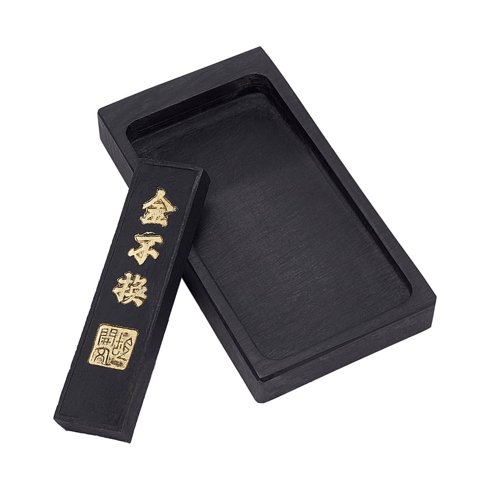 PH Chinese Calligraphy Inkstone with Ink Stick Traditional Chinese Ink ...