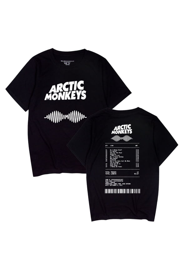 Arctic Monkey 2024 Tour Album Lyrics T-shirt/Pullover, Brand New Cotton, Sizes XS-3XL, Black, Unisex