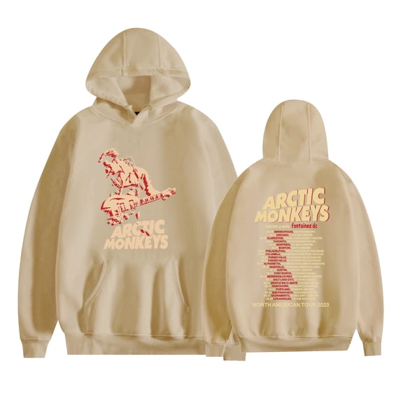 PH DOUBLE L  Arctic Monkey Autumn/Winter Hoodie with Album Lyrics and 2024 Tour Hoodie in a new unisex style with fleece (XS-3XL)