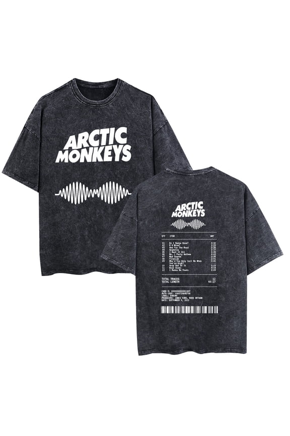 Arctic Monkey album lyrics 2024 tour T-shirt pullover new washed vintage cotton XS-3XL