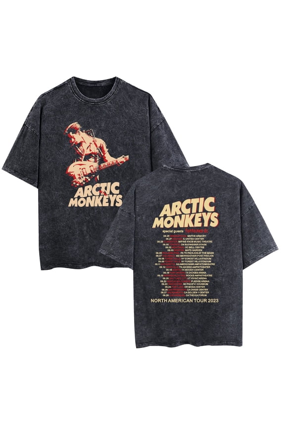 Arctic Monkey album lyrics 2024 tour T-shirt pullover new washed vintage cotton XS-3XL