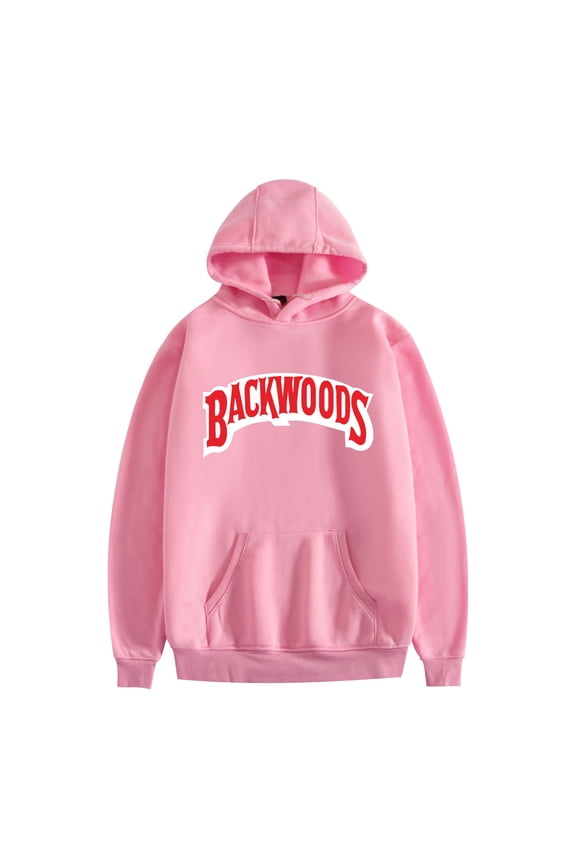 Backwoods Hoodie Men's fashion letter graphic printed sweatshirt Casual Harajuku Streetwear