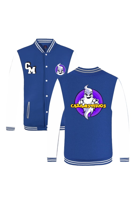 Jacket Club Misterio School Club Mystery CM Various Colors For Boys and Girls Cardigan Button Print Baseball Jacket With Pocket Pilot