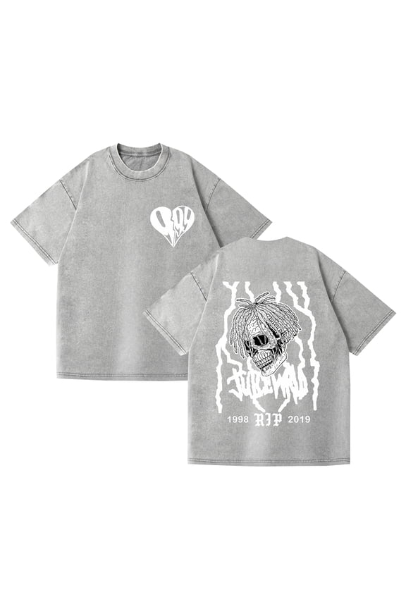 Juice Wrld T-shirts Men Women Rapper Hip Hop Pattern T-shirts Casual Streetwear Summer Crew Neck Top