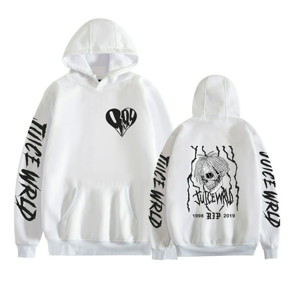 PH DOUBLE L Juice world rapper hoodie for men and women street fashion sweater popular hip hop sweatshirt winter oversized long sleeve streetwear