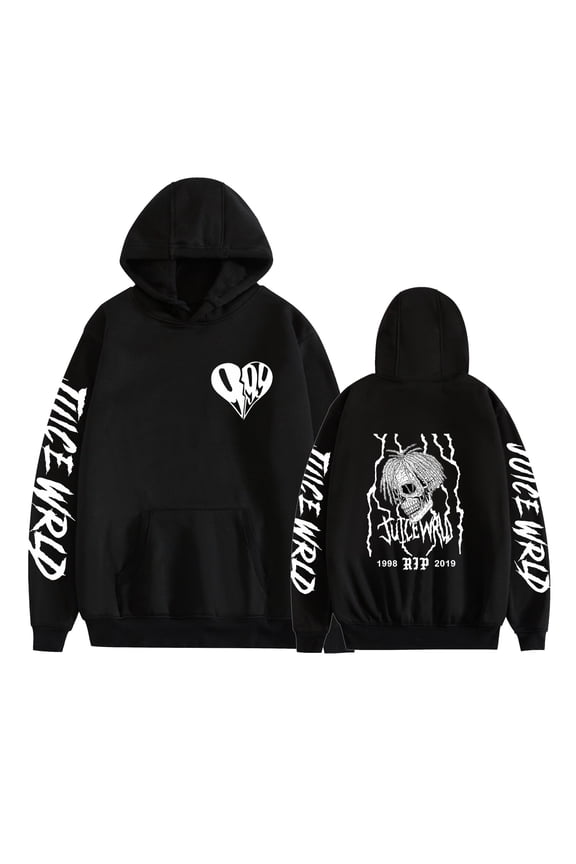 Juice world rapper hoodie for men and women street fashion sweater popular hip hop sweatshirt winter oversized long sleeve streetwear