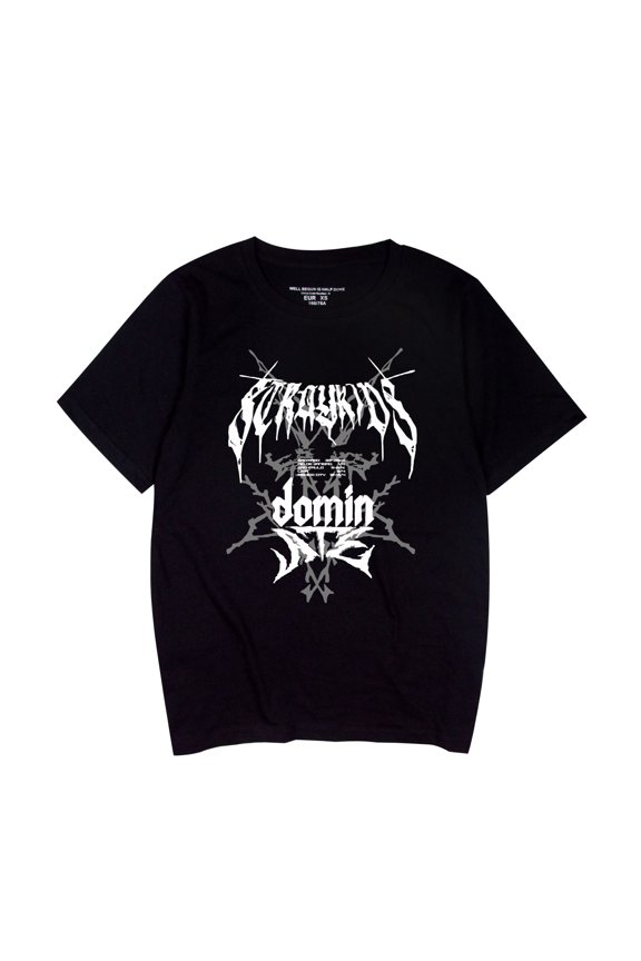 Kpop Stray Kids Dominate World Tour 2025 Merch Sleeveless T-Shirts Unisex Fashion Streetwear Tee