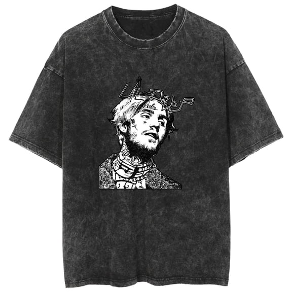 PH DOUBLE L Lil Peep Merch T-shirts For Men And Women Stylish Round Neck Casual Short Sleeve Tops