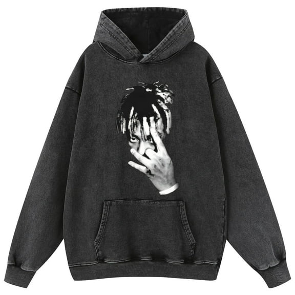 PH DOUBLE L  Rapper Juice world hoodie men's and women's street fashion sweater popular hip hop sweatshirt winter oversized long sleeve streetwear