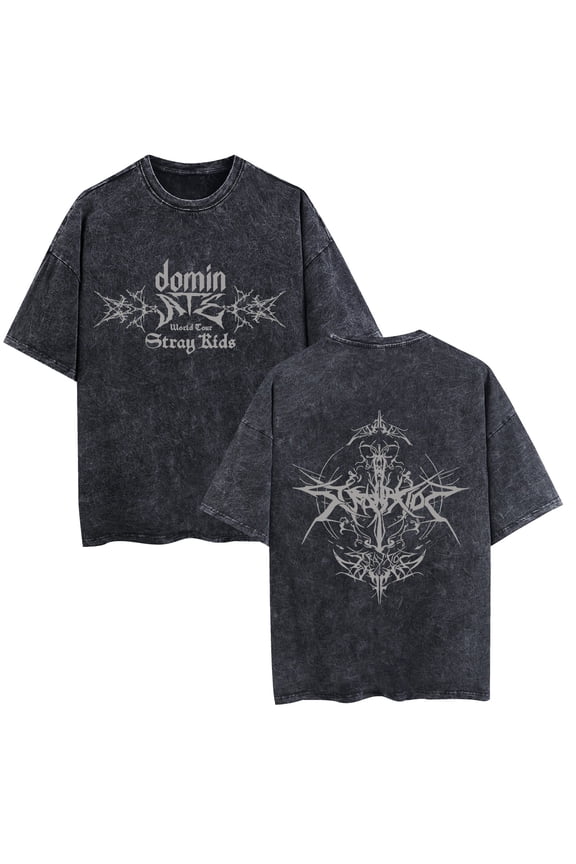 Stray Kids Ate Tracklist Sleeveless T-Shirts SKZ Dominate World Tour Merch Unisex Streetwear Tee